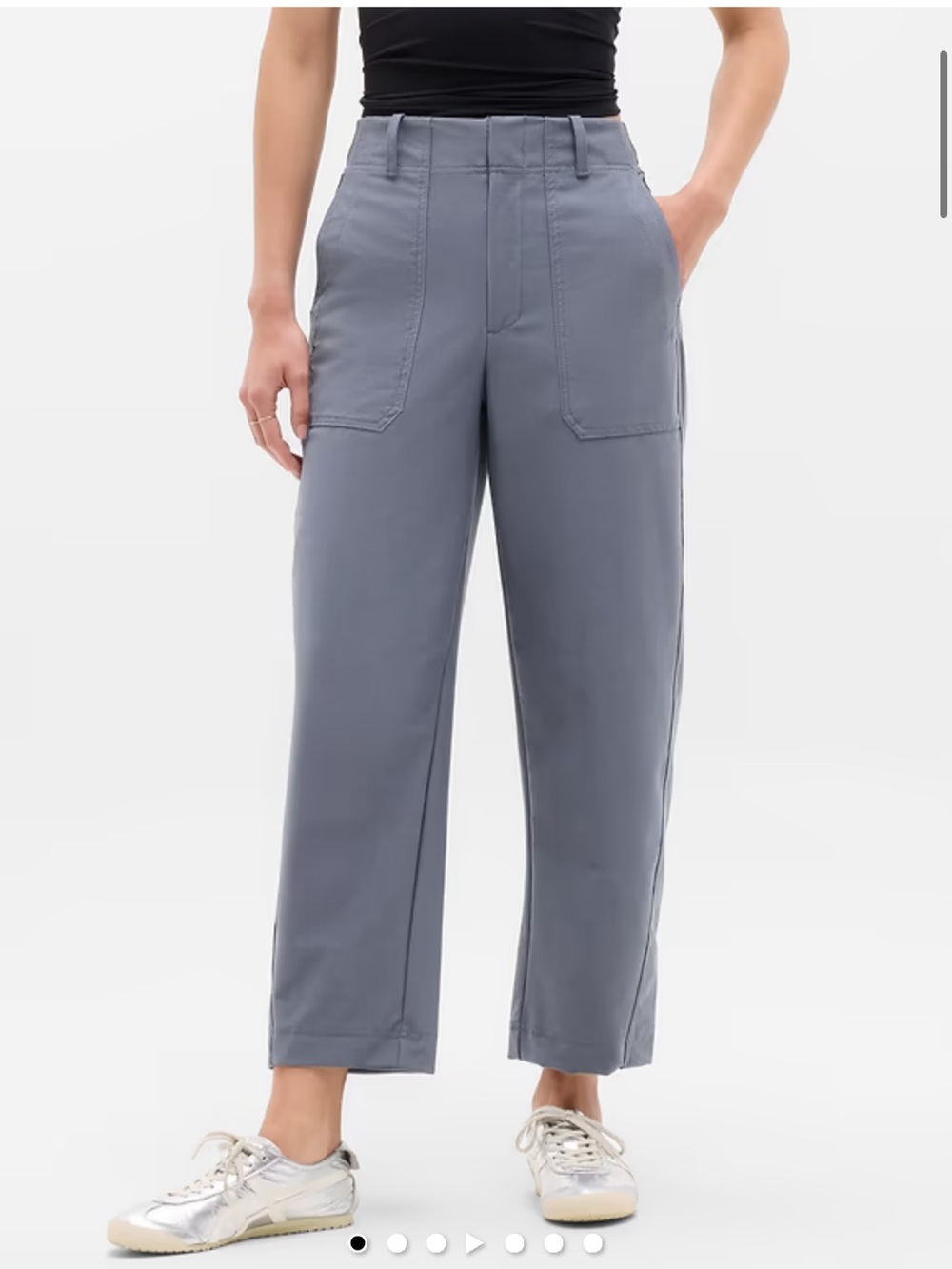 Athleta Skyline  High Rise Utility Barrel Pants in Slate Gray Sz 4 NWOT
Casual